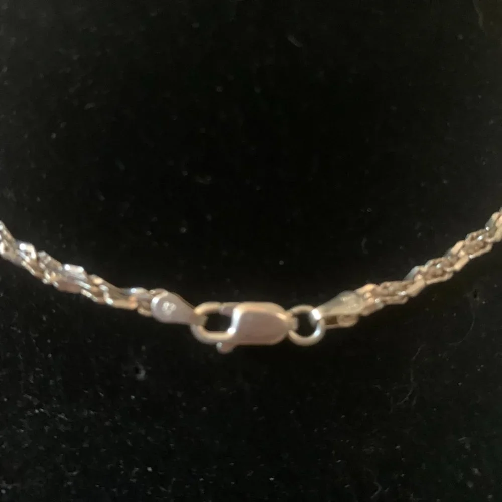 Large Turquoise Pendant with 925 Silver Chain - Picture 5 of 10